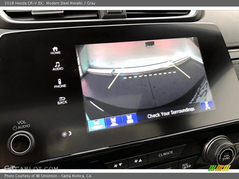Modern Steel Metallic / Gray 2018 Honda CR-V EX