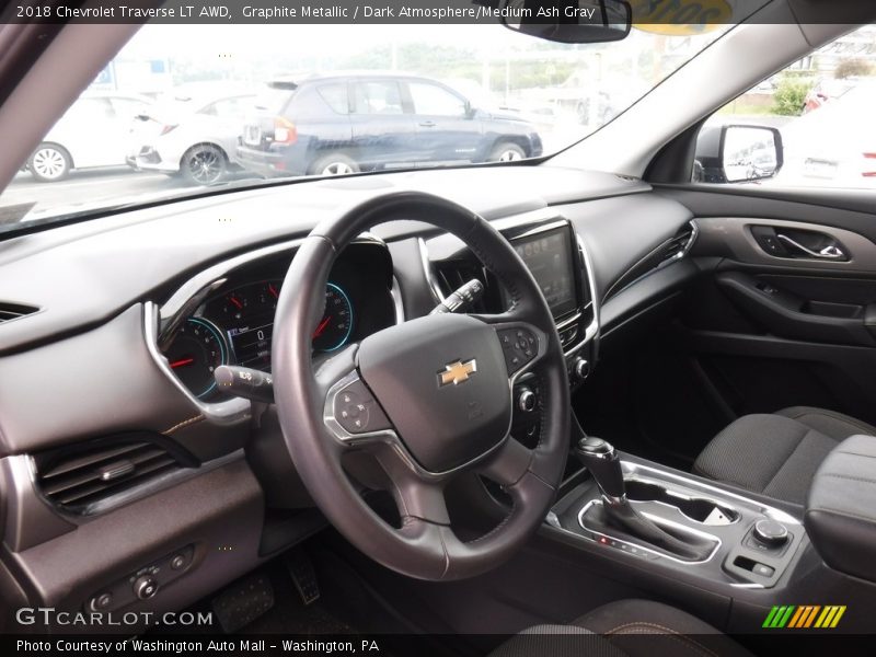 Graphite Metallic / Dark Atmosphere/Medium Ash Gray 2018 Chevrolet Traverse LT AWD