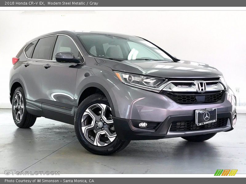 Modern Steel Metallic / Gray 2018 Honda CR-V EX
