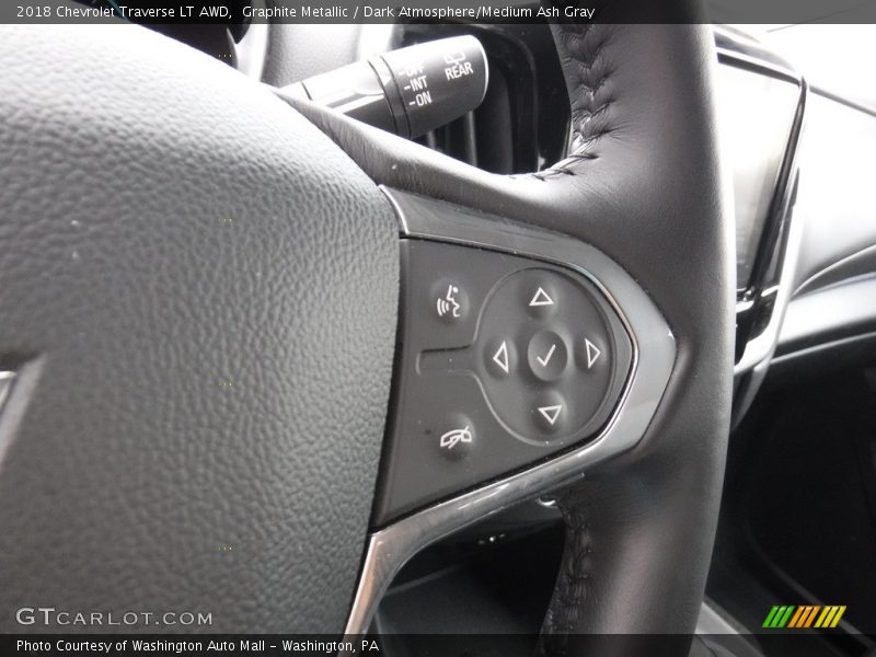 Graphite Metallic / Dark Atmosphere/Medium Ash Gray 2018 Chevrolet Traverse LT AWD