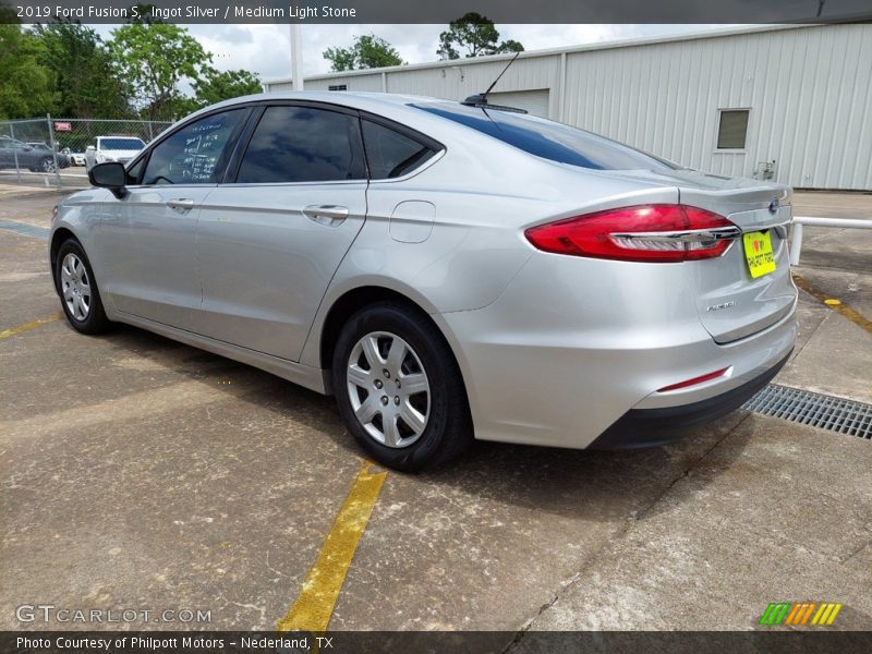 Ingot Silver / Medium Light Stone 2019 Ford Fusion S