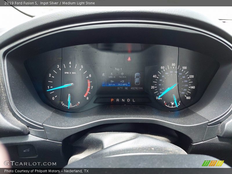 Ingot Silver / Medium Light Stone 2019 Ford Fusion S