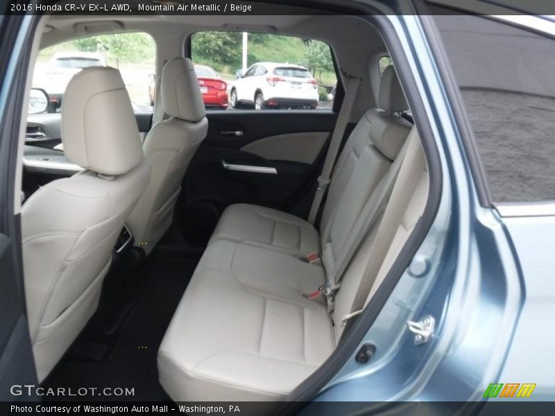 Rear Seat of 2016 CR-V EX-L AWD