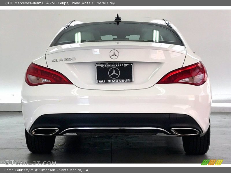 Polar White / Crystal Grey 2018 Mercedes-Benz CLA 250 Coupe