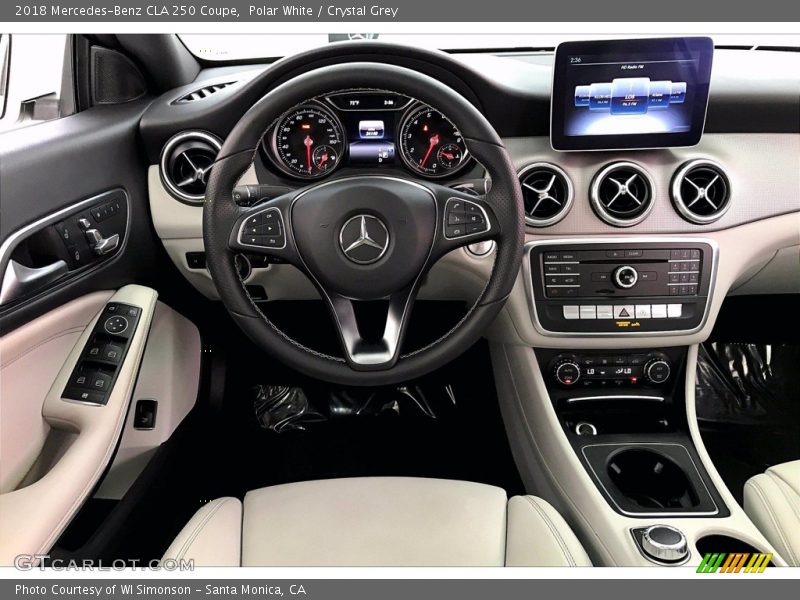 Polar White / Crystal Grey 2018 Mercedes-Benz CLA 250 Coupe