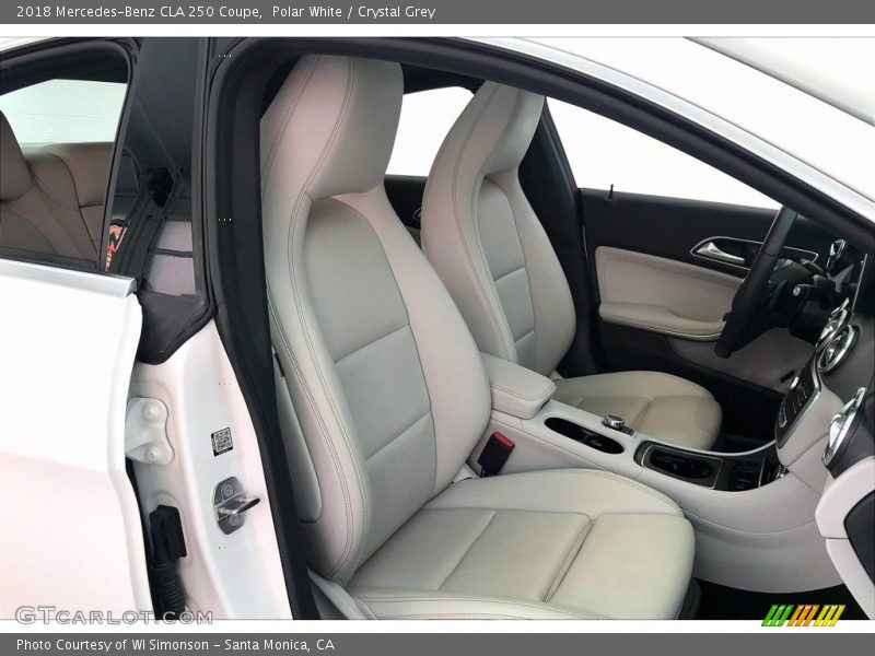 Polar White / Crystal Grey 2018 Mercedes-Benz CLA 250 Coupe
