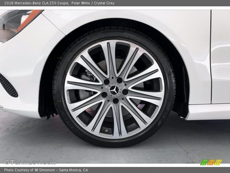 Polar White / Crystal Grey 2018 Mercedes-Benz CLA 250 Coupe