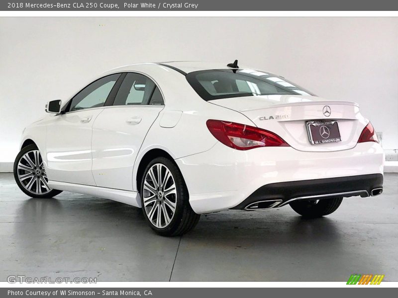 Polar White / Crystal Grey 2018 Mercedes-Benz CLA 250 Coupe