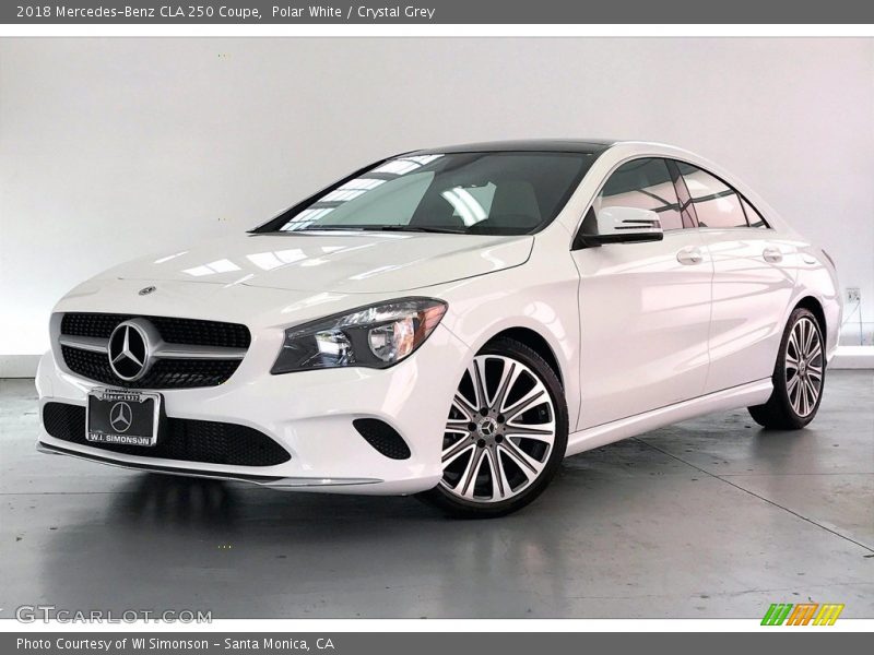 Polar White / Crystal Grey 2018 Mercedes-Benz CLA 250 Coupe