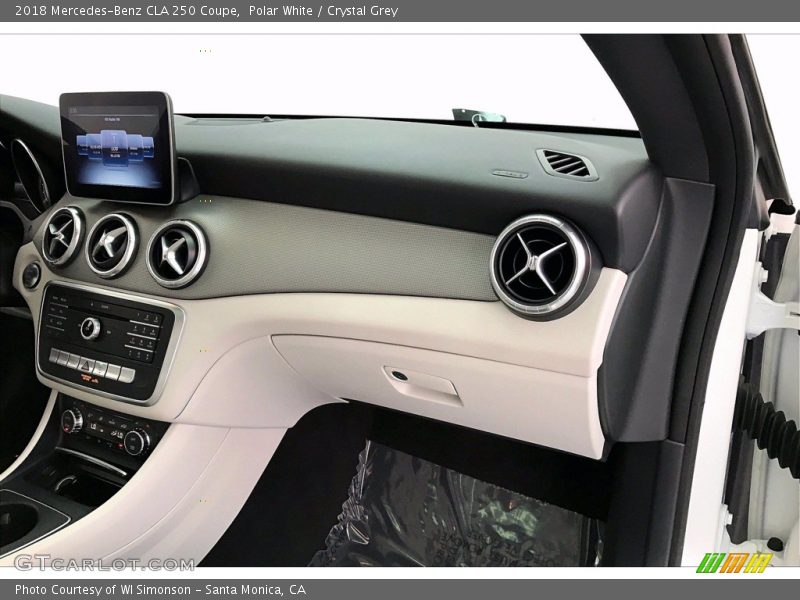 Polar White / Crystal Grey 2018 Mercedes-Benz CLA 250 Coupe