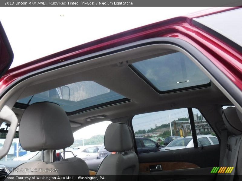 Ruby Red Tinted Tri-Coat / Medium Light Stone 2013 Lincoln MKX AWD