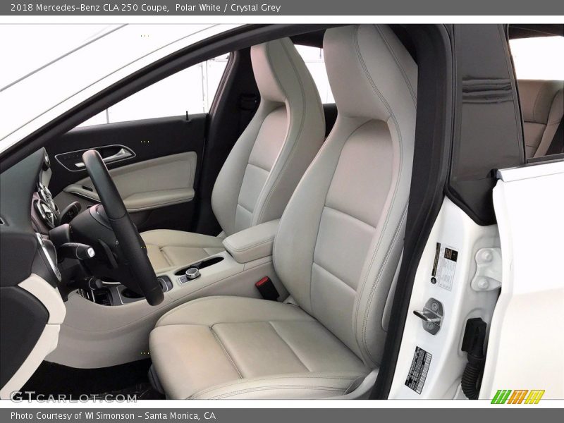 Polar White / Crystal Grey 2018 Mercedes-Benz CLA 250 Coupe
