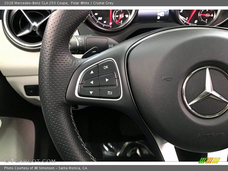 Polar White / Crystal Grey 2018 Mercedes-Benz CLA 250 Coupe