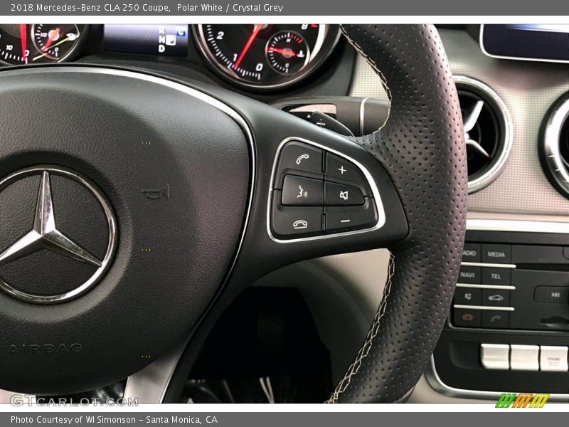 Polar White / Crystal Grey 2018 Mercedes-Benz CLA 250 Coupe
