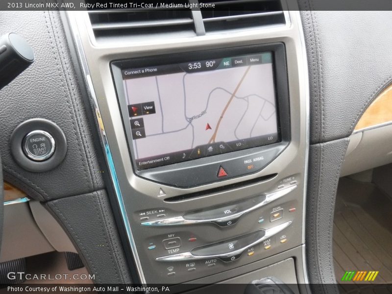 Ruby Red Tinted Tri-Coat / Medium Light Stone 2013 Lincoln MKX AWD