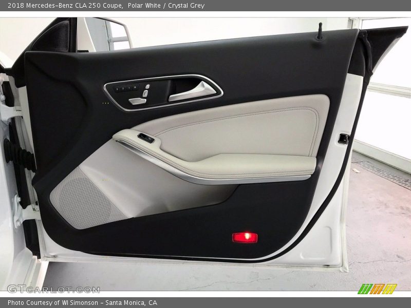 Polar White / Crystal Grey 2018 Mercedes-Benz CLA 250 Coupe