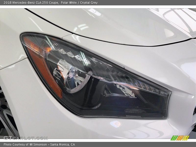 Polar White / Crystal Grey 2018 Mercedes-Benz CLA 250 Coupe