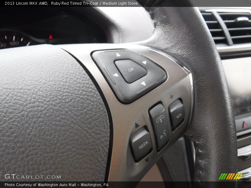 Ruby Red Tinted Tri-Coat / Medium Light Stone 2013 Lincoln MKX AWD