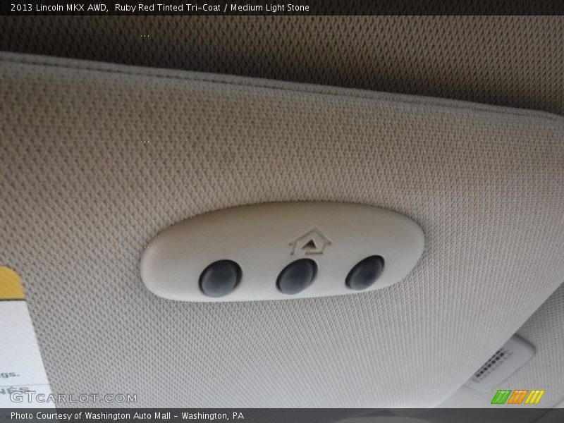 Ruby Red Tinted Tri-Coat / Medium Light Stone 2013 Lincoln MKX AWD