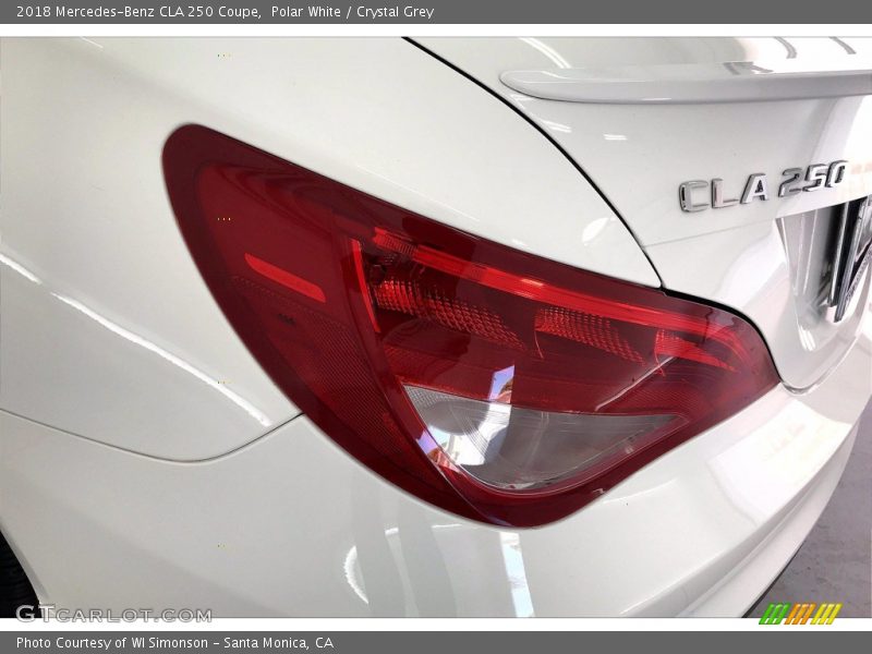 Polar White / Crystal Grey 2018 Mercedes-Benz CLA 250 Coupe