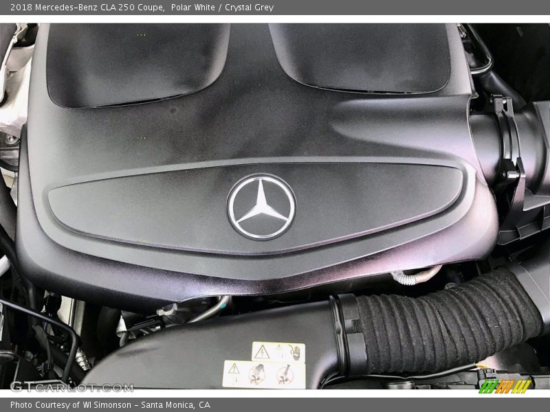 Polar White / Crystal Grey 2018 Mercedes-Benz CLA 250 Coupe