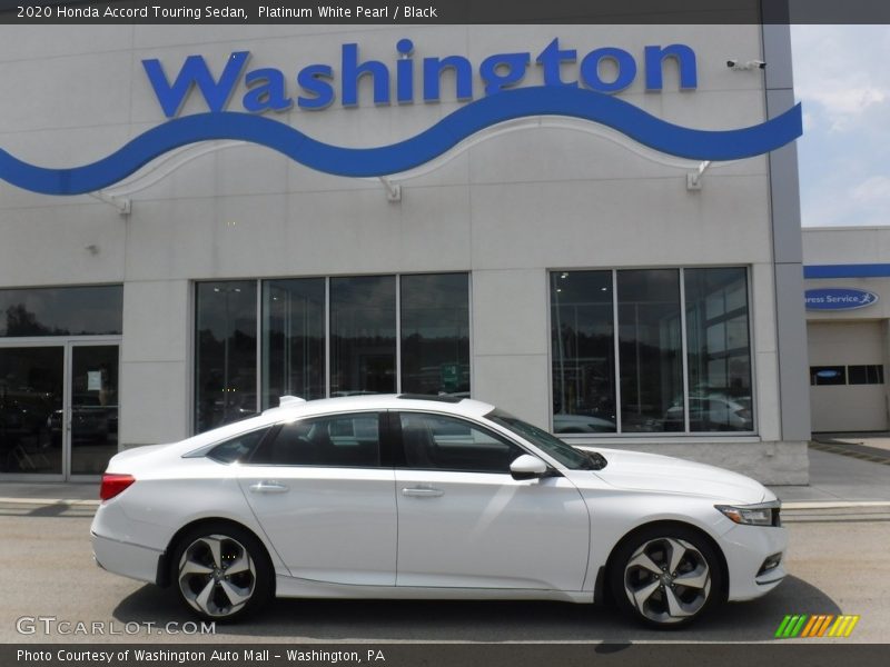 Platinum White Pearl / Black 2020 Honda Accord Touring Sedan