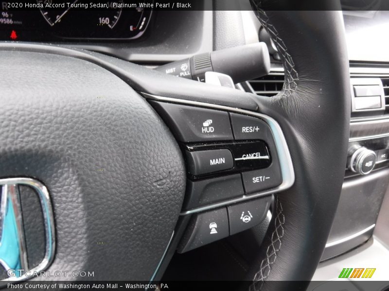 Platinum White Pearl / Black 2020 Honda Accord Touring Sedan