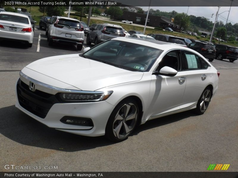 Platinum White Pearl / Black 2020 Honda Accord Touring Sedan