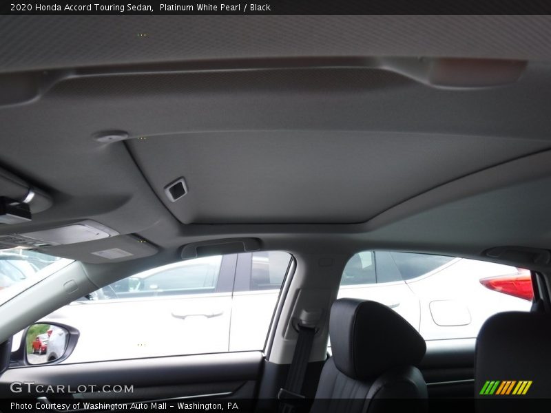 Platinum White Pearl / Black 2020 Honda Accord Touring Sedan