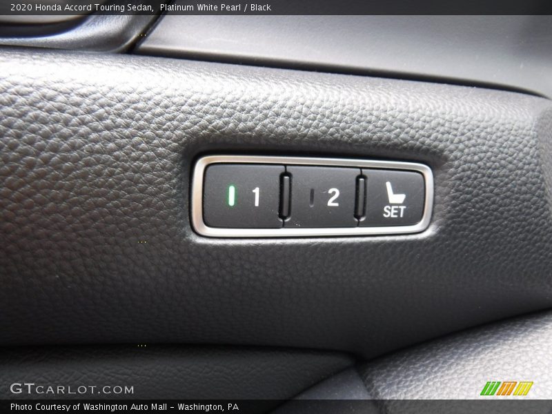Platinum White Pearl / Black 2020 Honda Accord Touring Sedan