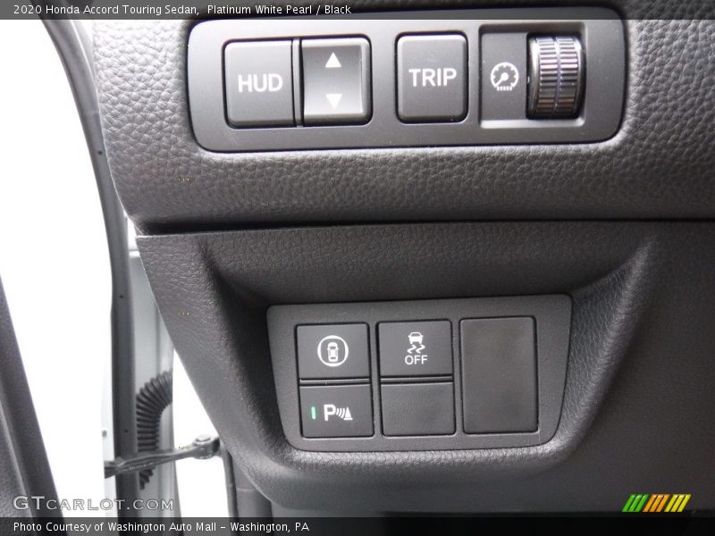 Platinum White Pearl / Black 2020 Honda Accord Touring Sedan