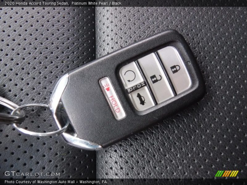 Platinum White Pearl / Black 2020 Honda Accord Touring Sedan