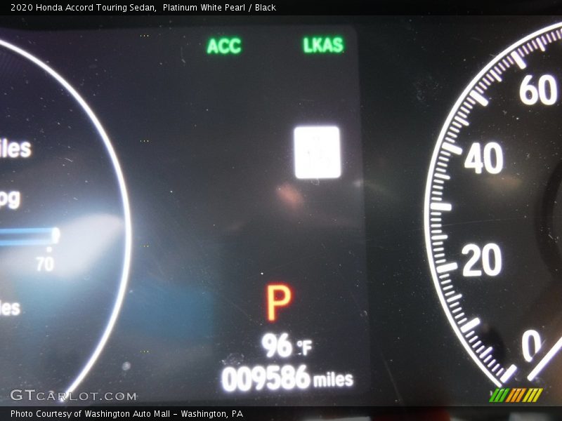 Platinum White Pearl / Black 2020 Honda Accord Touring Sedan