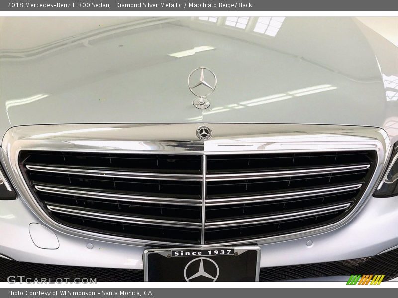 Diamond Silver Metallic / Macchiato Beige/Black 2018 Mercedes-Benz E 300 Sedan