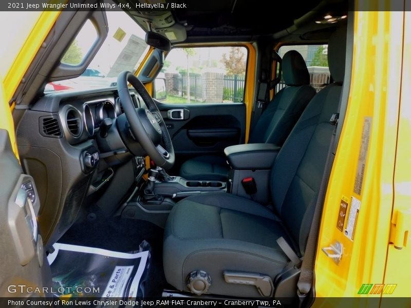 Hellayella / Black 2021 Jeep Wrangler Unlimited Willys 4x4