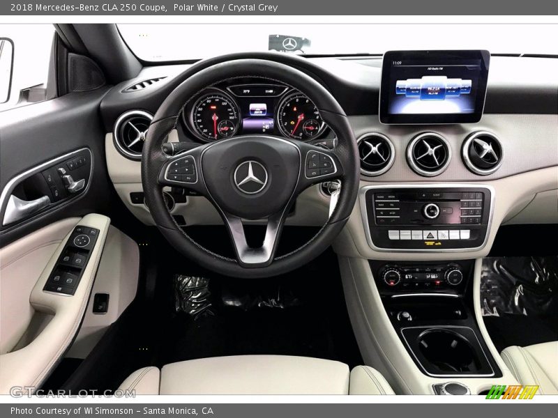 Polar White / Crystal Grey 2018 Mercedes-Benz CLA 250 Coupe