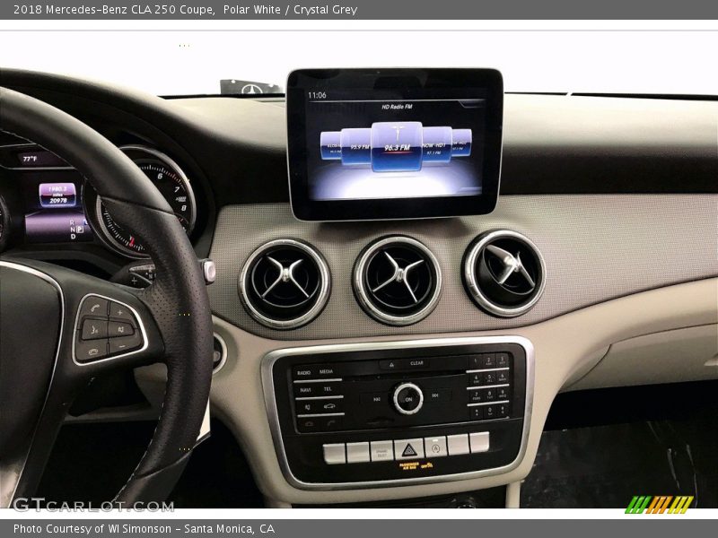 Polar White / Crystal Grey 2018 Mercedes-Benz CLA 250 Coupe