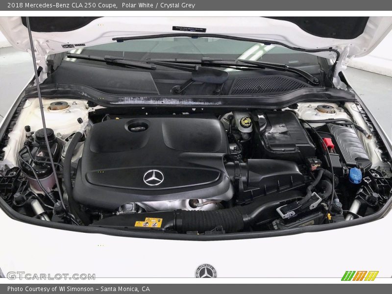 Polar White / Crystal Grey 2018 Mercedes-Benz CLA 250 Coupe