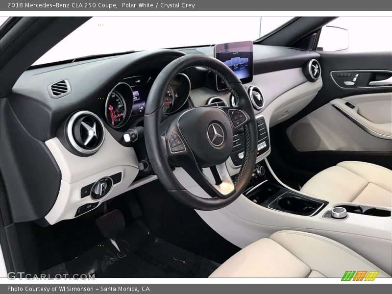 Polar White / Crystal Grey 2018 Mercedes-Benz CLA 250 Coupe