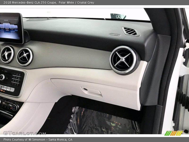 Polar White / Crystal Grey 2018 Mercedes-Benz CLA 250 Coupe