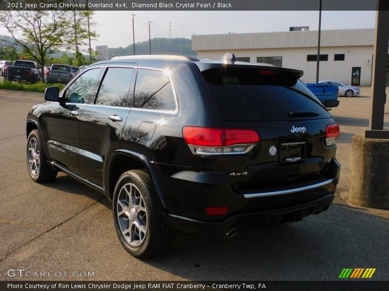 Diamond Black Crystal Pearl / Black 2021 Jeep Grand Cherokee Overland 4x4