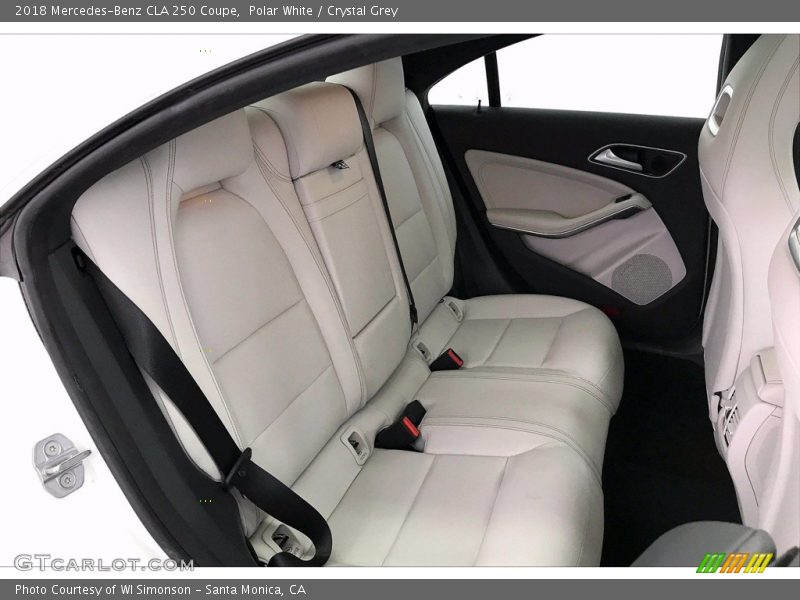 Polar White / Crystal Grey 2018 Mercedes-Benz CLA 250 Coupe