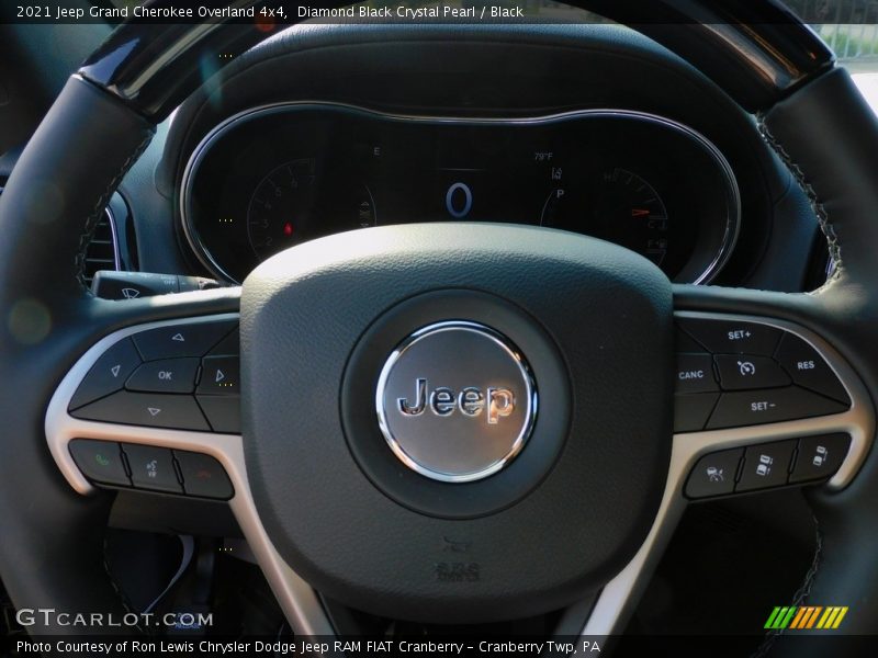 Diamond Black Crystal Pearl / Black 2021 Jeep Grand Cherokee Overland 4x4