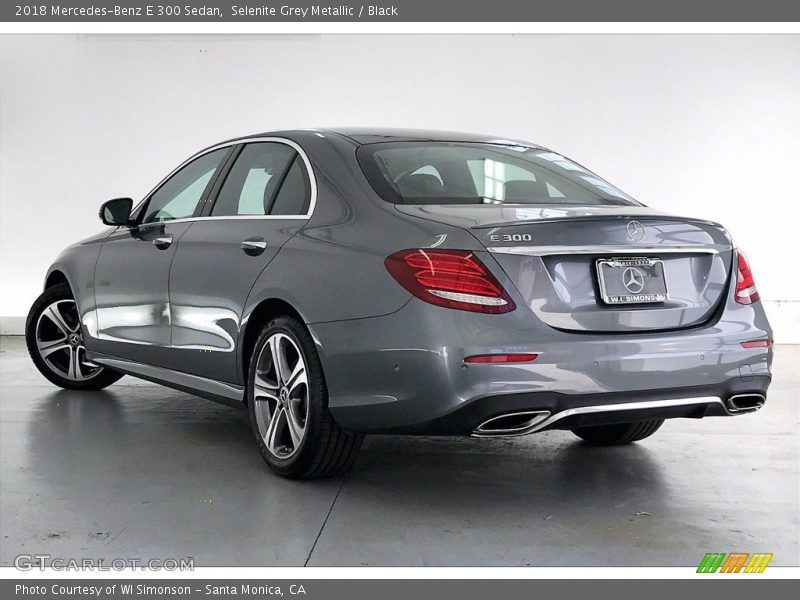 Selenite Grey Metallic / Black 2018 Mercedes-Benz E 300 Sedan