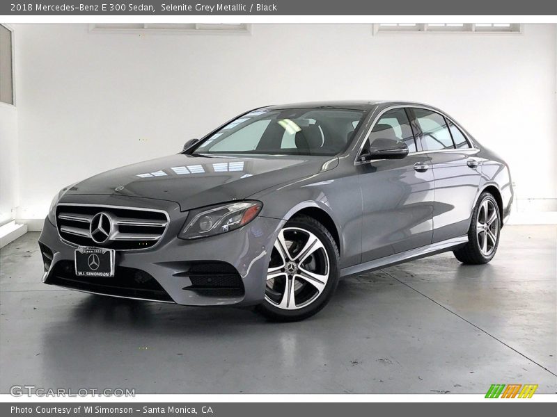 Selenite Grey Metallic / Black 2018 Mercedes-Benz E 300 Sedan