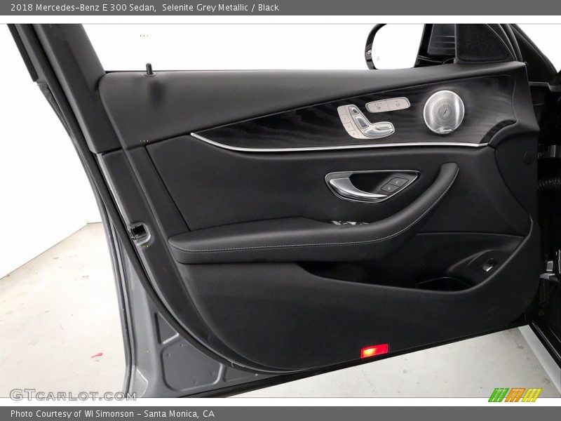Selenite Grey Metallic / Black 2018 Mercedes-Benz E 300 Sedan