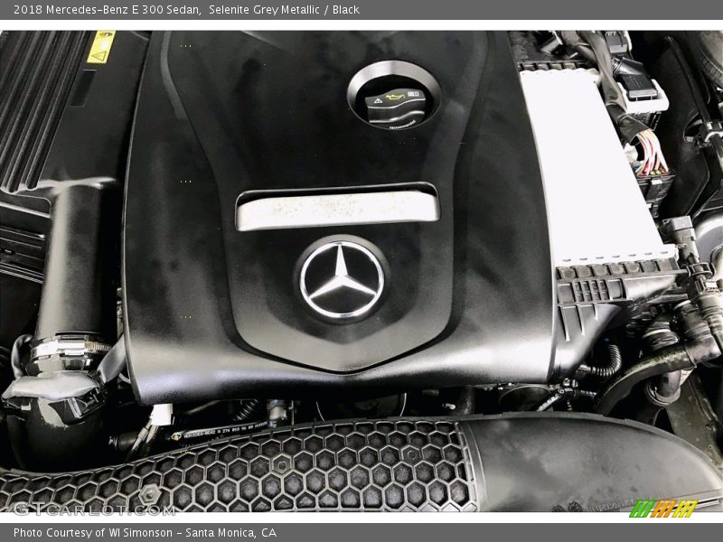 Selenite Grey Metallic / Black 2018 Mercedes-Benz E 300 Sedan