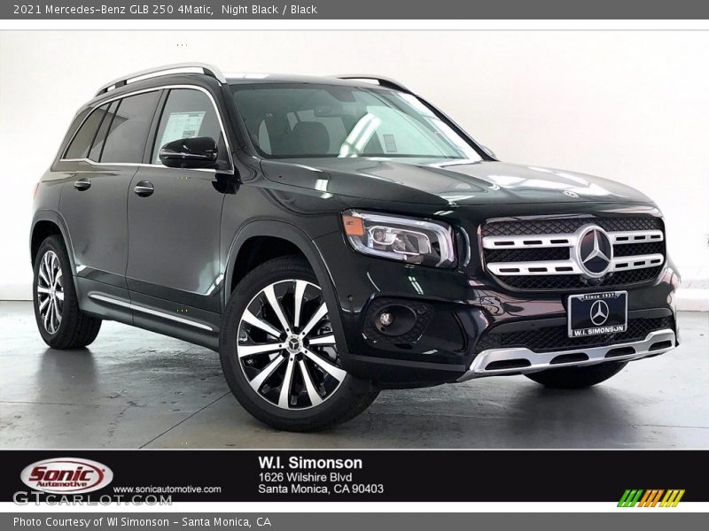 Night Black / Black 2021 Mercedes-Benz GLB 250 4Matic