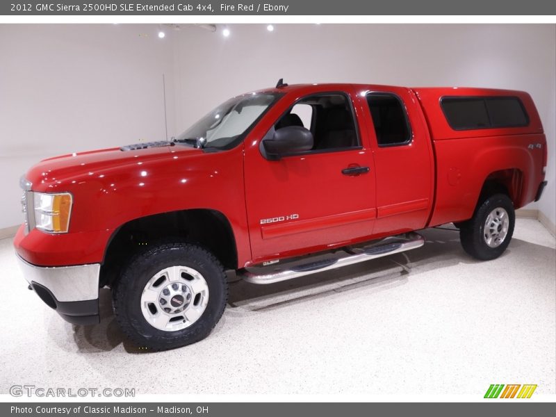 Fire Red / Ebony 2012 GMC Sierra 2500HD SLE Extended Cab 4x4