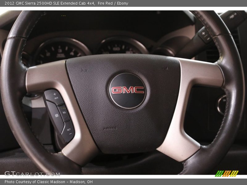Fire Red / Ebony 2012 GMC Sierra 2500HD SLE Extended Cab 4x4